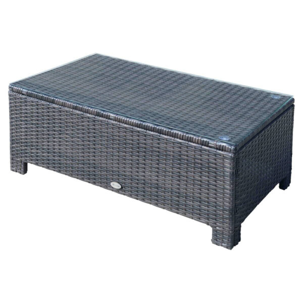 Outsunny Beistelltisch braun Metall B/H/L: ca. 50x39x85 cm Outsunny Beistelltisch braun Metall B/H/L: ca. 50x39x85 cm