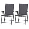 Outsunny Klappsessel grau Metall B/H/T: ca. 58x94x64 cm Outsunny Klappsessel grau Metall B/H/T: ca. 58x94x64 cm