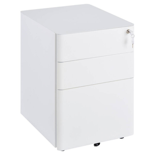 Vinsetto Rollcontainer 924-006WT weiß B/H/T: ca. 39x59x48 cm Vinsetto Rollcontainer 924-006WT weiß B/H/T: ca. 39x59x48 cm