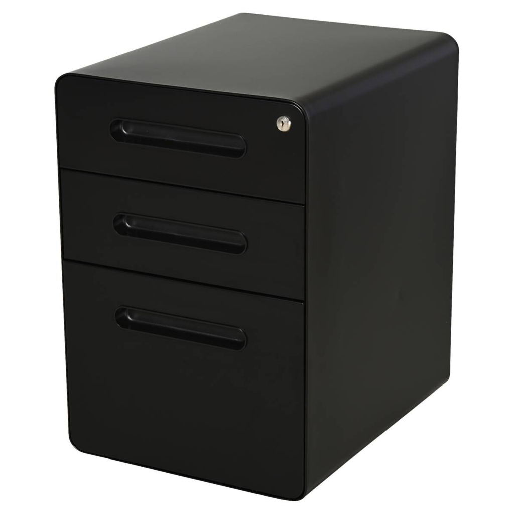 Vinsetto Aktenschrank 924-007BK schwarz B/H/T: ca. 39x59x48 cm