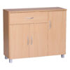 Wohnling Sideboard buche Nachbildung silber B/H/T: ca. 90x75x30 cm