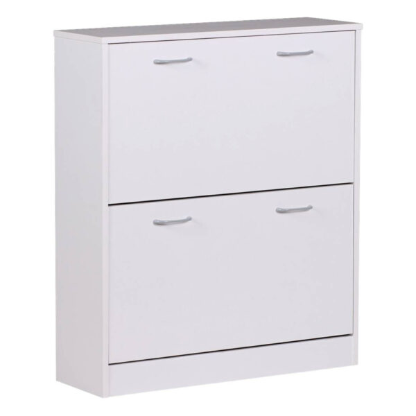 4250950207066 Schuhschrank
weiß grau B/H/T: ca. 75x87x24 cm