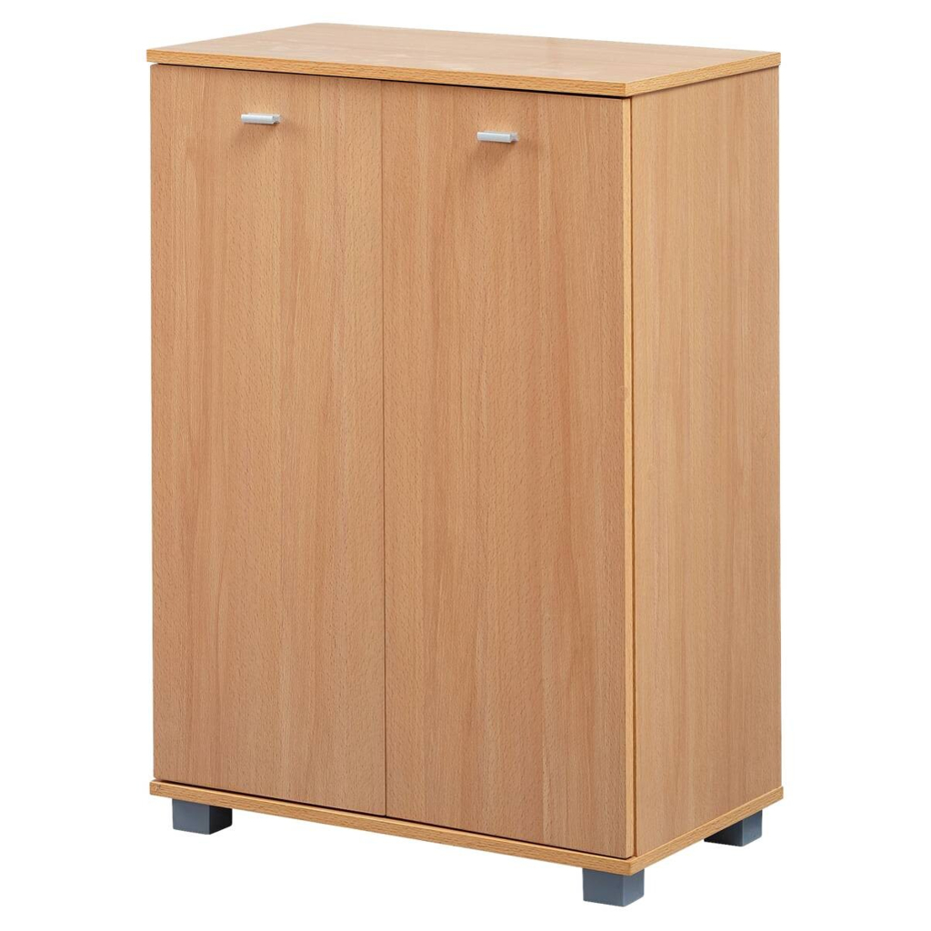 Wohnling Schuhschrank buche Nachbildung silber B/H/T: ca. 60x90x35 cm