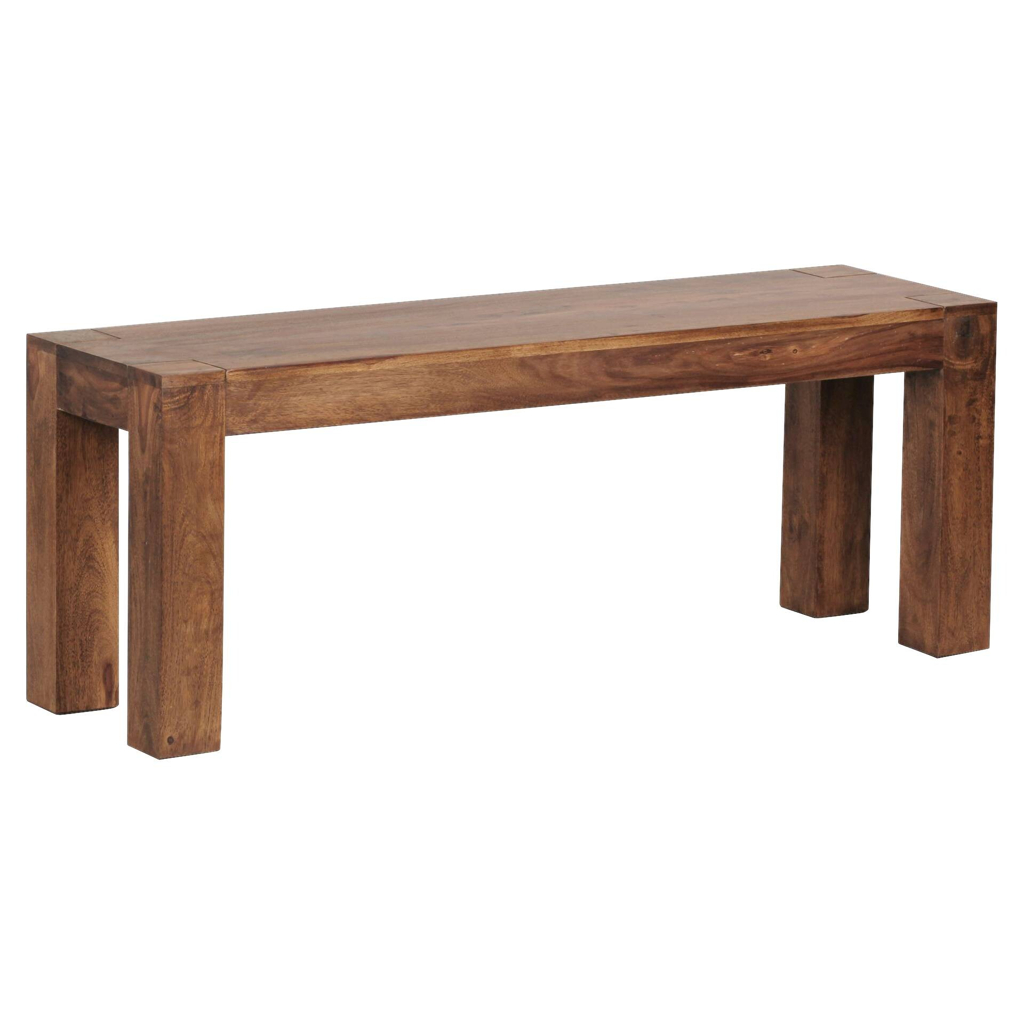 Wohnling Sitzbank natur Echtholz B/H/T: ca. 120x45x35 cm