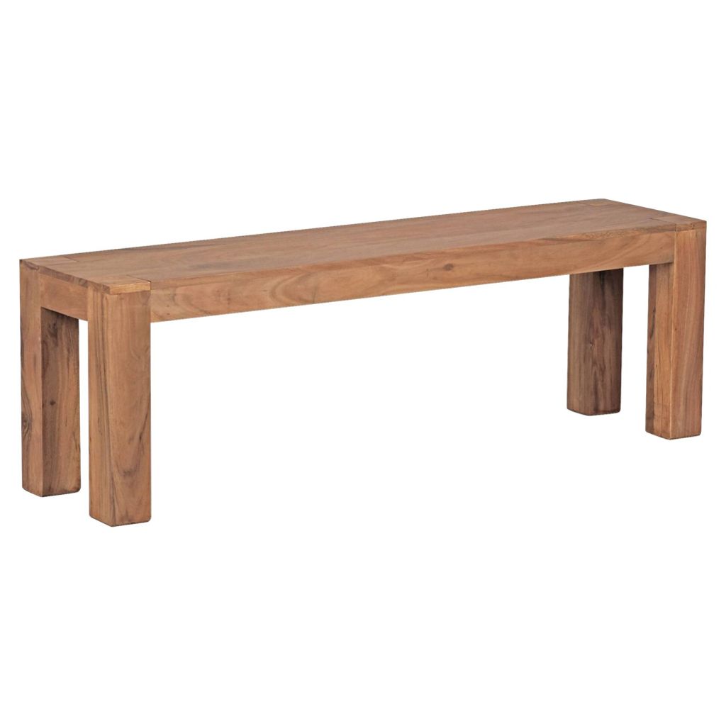 Wohnling Sitzbank natur Akazie B/H/T: ca. 140x45x35 cm