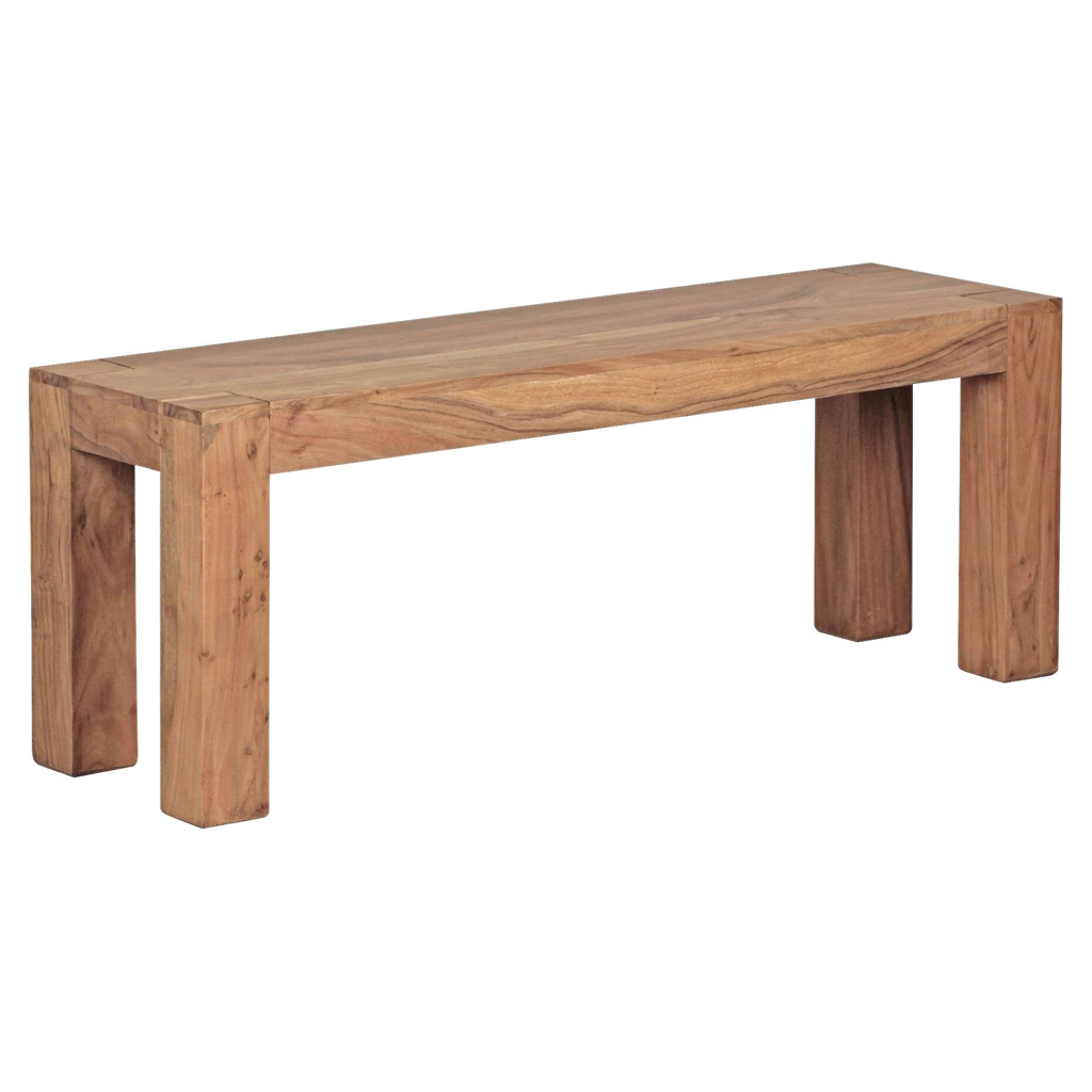 Wohnling Sitzbank natur Akazie B/H/T: ca. 120x45x35 cm