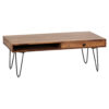 Wohnling Couchtisch natur schwarz B/H/T: ca. 110x40x60 cm Wohnling Couchtisch natur schwarz B/H/T: ca. 110x40x60 cm
