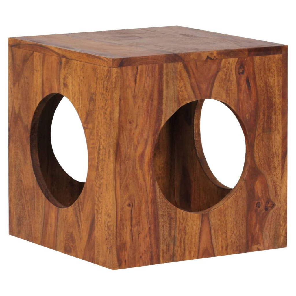 Wohnling Beistelltisch rosenholz Holz B/H/T: ca. 35x35x35 cm