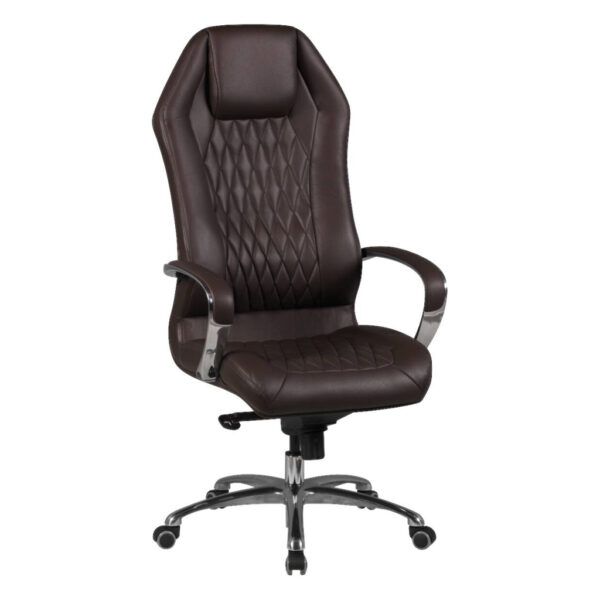 Amstyle Drehstuhl braun Leder