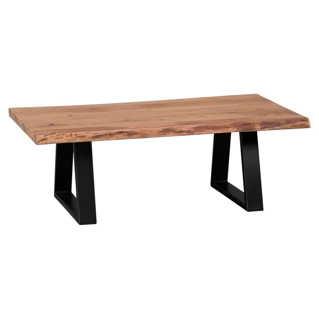 Wohnling Couchtisch natur schwarz B/H/T: ca. 115x40x61 cm