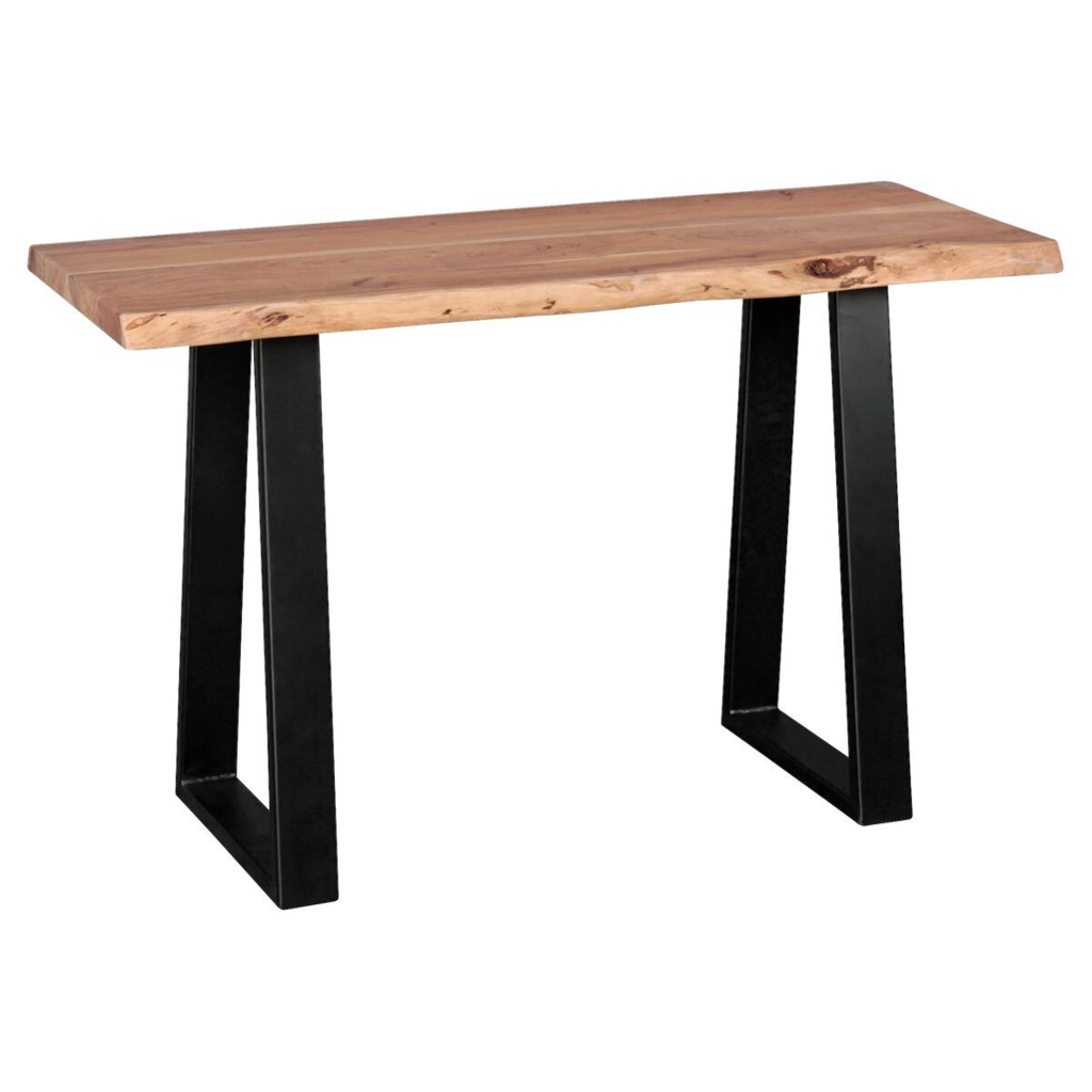 Wohnling Konsolentisch natur schwarz Akazie B/H/T: ca. 120x75x45 cm