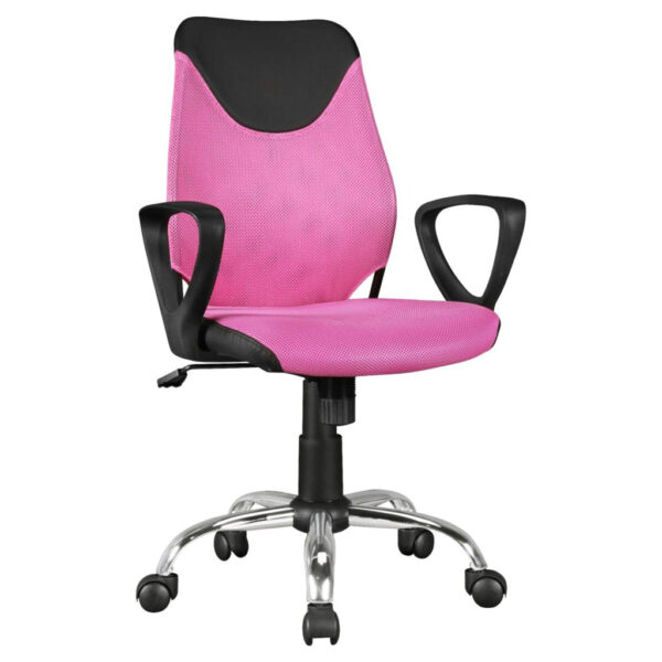 Amstyle Drehstuhl pink Stoff