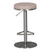 Wohnling Barhocker beige Kunstleder B/H/T: ca. 38x82x38 cm