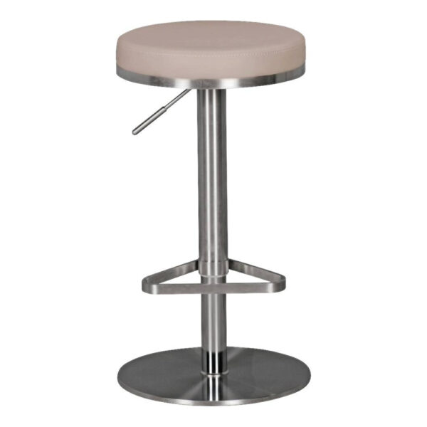 Wohnling Barhocker beige Kunstleder B/H/T: ca. 38x82x38 cm