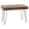 Wohnling Schreibtisch natur schwarz matt B/H/T: ca. 110x76x60 cm