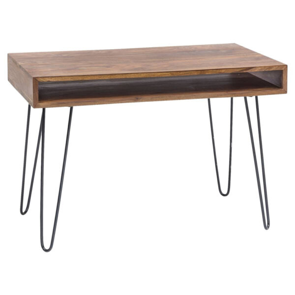 Wohnling Schreibtisch natur schwarz matt B/H/T: ca. 110x76x60 cm Wohnling Schreibtisch natur schwarz matt B/H/T: ca. 110x76x60 cm