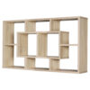 Wohnling Wandregal Eiche Sonoma Nachbildung B/H/T: ca. 85x47,5x16 cm