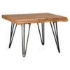 Wohnling Couchtisch natur schwarz lackiert B/H/T: ca. 56x38x51 cm Wohnling Couchtisch natur schwarz lackiert B/H/T: ca. 56x38x51 cm