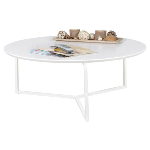 Wohnling Couchtisch weiß weiß Lack matt B/H/T: ca. 80x33x80 cm Wohnling Couchtisch weiß weiß Lack matt B/H/T: ca. 80x33x80 cm