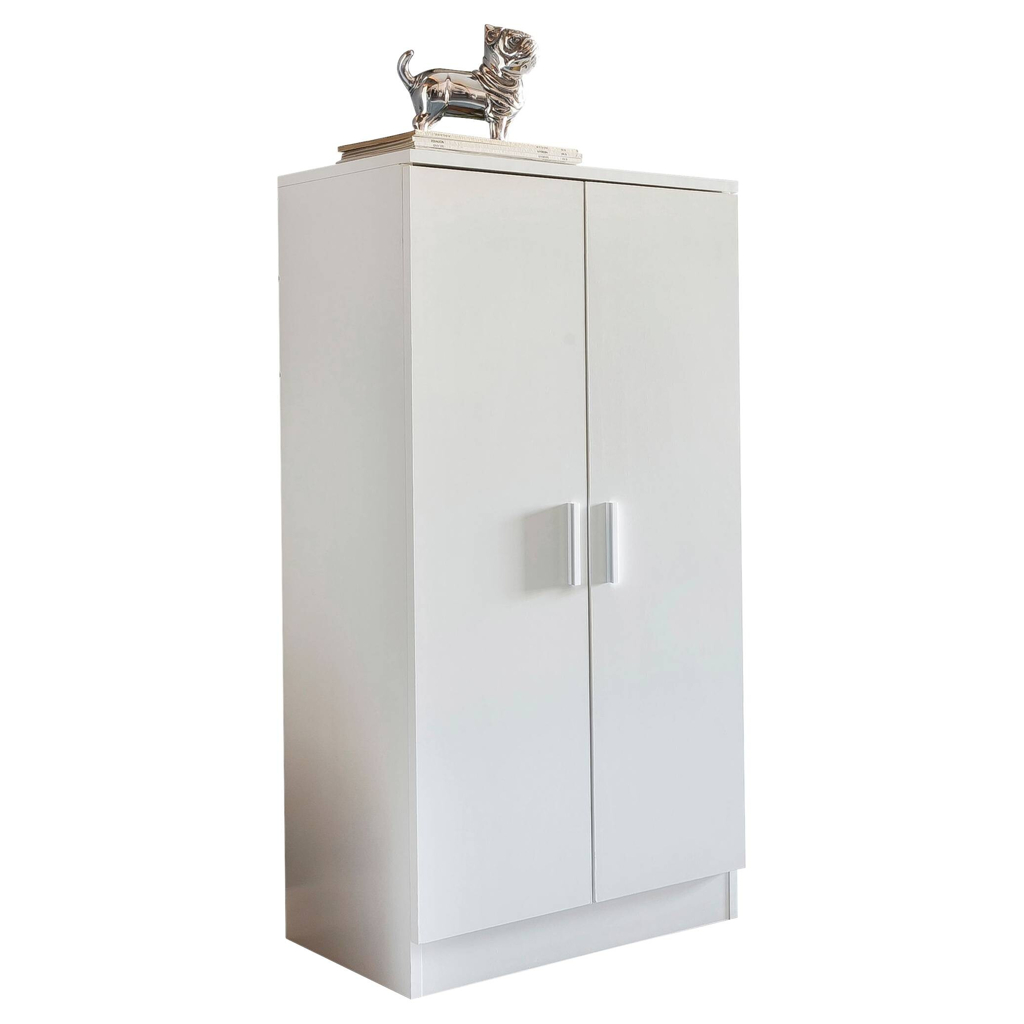 Wohnling Schuhschrank weiß B/H/T: ca. 55x108x35 cm