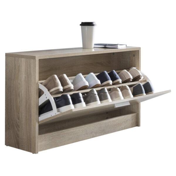 4250950268401-1 Schuhbank
Eiche Sonoma Nachbildung B/H/T: ca. 80x47x24 cm