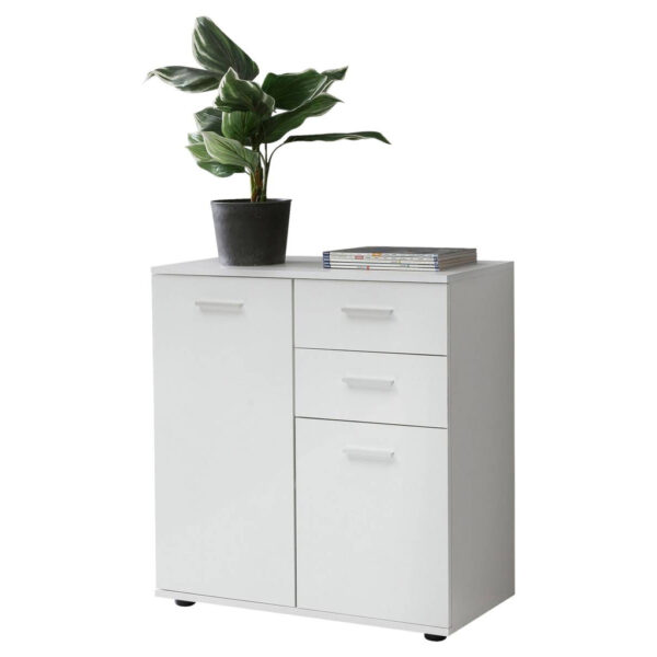 Wohnling Sideboard weiß B/H/T: ca. 71x78x35,5 cm