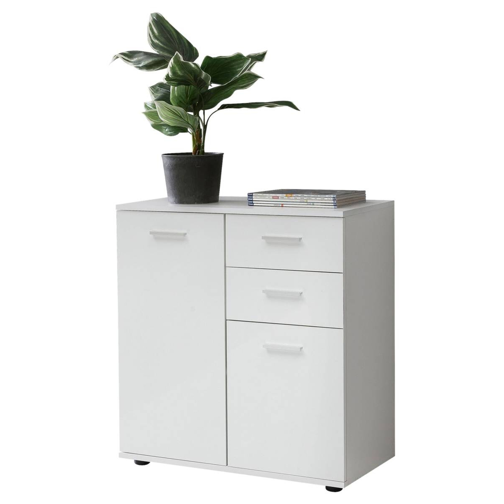Wohnling Sideboard weiß B/H/T: ca. 71x78x35,5 cm