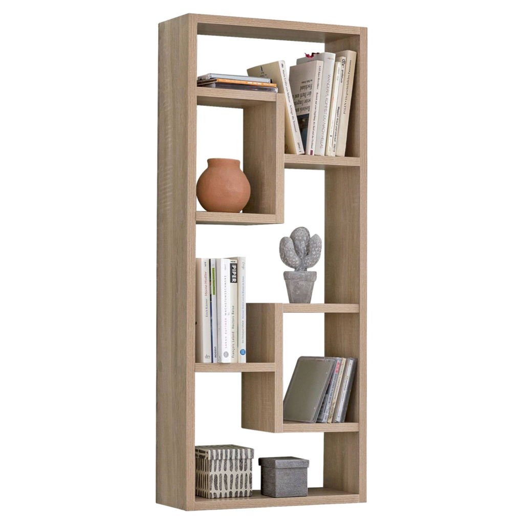 Wohnling Wandregal Eiche Sonoma Nachbildung B/H/T: ca. 36x90x14,5 cm