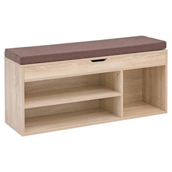 4250950270848 Schuhbank
Eiche Sonoma Nachbildung braun B/H/T: ca. 104x51x32 cm