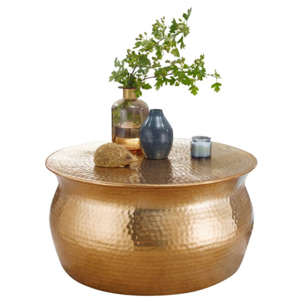 Wohnling Couchtisch gold B/H/T: ca. 60x30x60 cm Wohnling Couchtisch gold B/H/T: ca. 60x30x60 cm