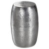 Wohnling Beistelltisch silber Aluminium B/H/T: ca. 30x49,5x30 cm