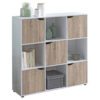 Wohnling Sideboard weiß Eiche Sonoma Nachbildung B/H/T: ca. 89x91x29 cm Wohnling Sideboard weiß Eiche Sonoma Nachbildung B/H/T: ca. 89x91x29 cm