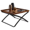 Wohnling Couchtisch braun B/H/T: ca. 63x39x63 cm Wohnling Couchtisch braun B/H/T: ca. 63x39x63 cm