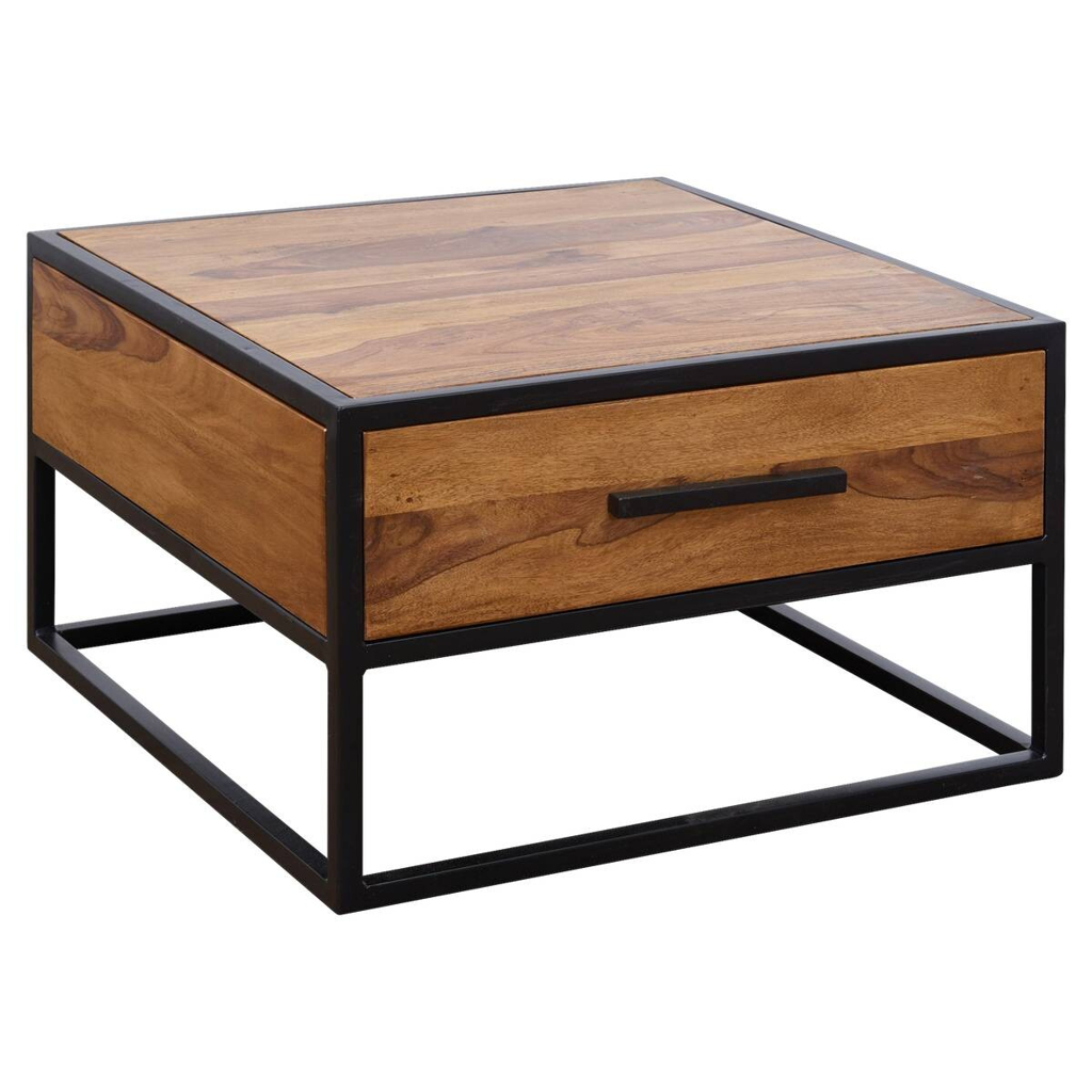 Wohnling Couchtisch braun B/H/T: ca. 65x38x65 cm