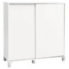 Wohnling Schuhschrank weiß B/H/T: ca. 100x108x37,5 cm