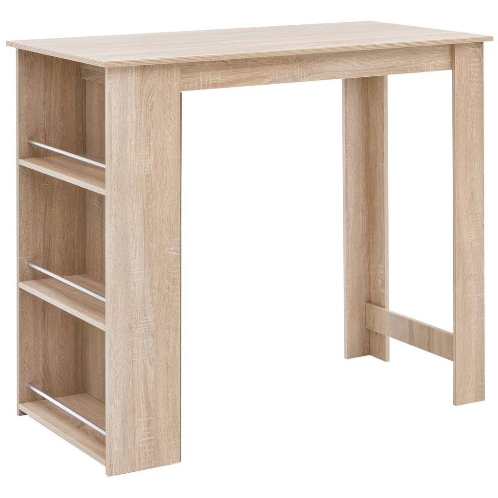 Wohnling Bartisch Eiche Sonoma Nachbildung Holzwerkstoff B/H/T: ca. 120x107,5x60 cm