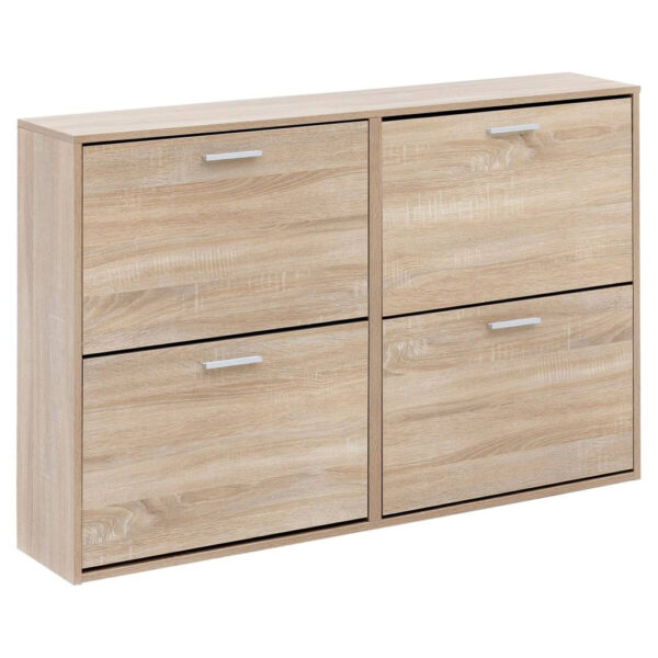 Schuhschrank
Eiche Sonoma Nachbildung silber B/H/T: ca. 120x81x24 cm