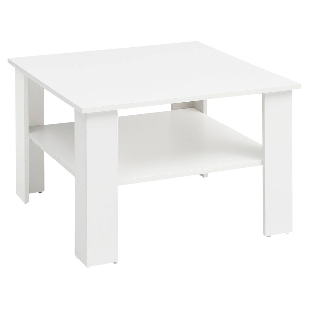 Wohnling Couchtisch weiß B/H/T: ca. 60x42x60 cm