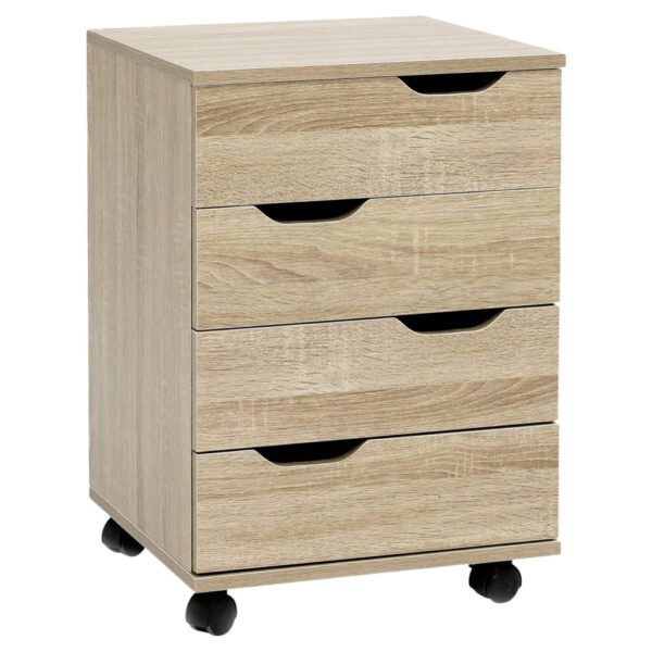 4250950285422 Rollcontainer
braun Spanplatte B/H/T: ca. 40x60x40 cm