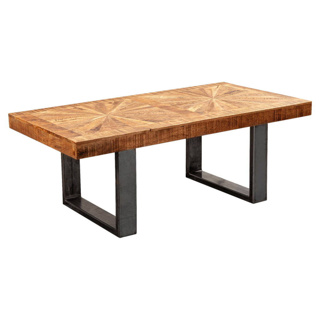 Wohnling Couchtisch natur grau lackiert B/H/T: ca. 105x40x55 cm