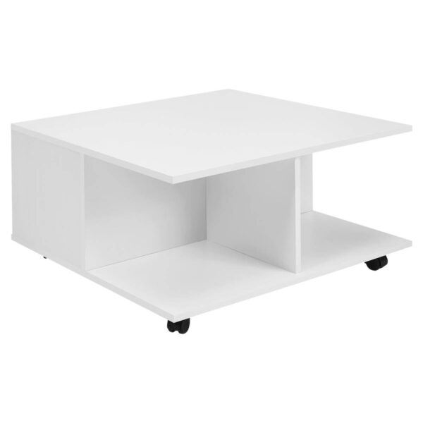 Wohnling Couchtisch weiß B/H/T: ca. 70x36,5x70 cm