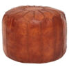 Wohnling Sitzhocker braun Leder B/H/T: ca. 52x42x52 cm