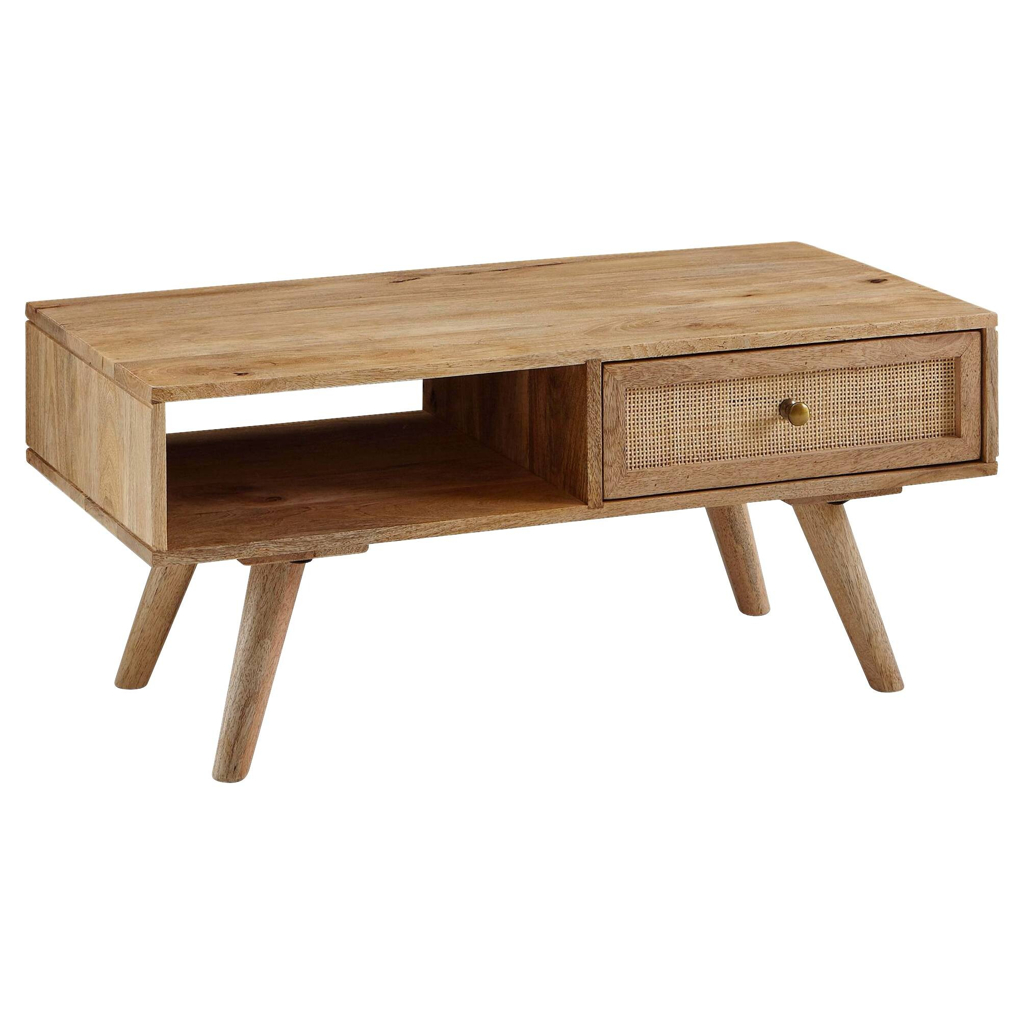 Wohnling Couchtisch braun B/H/T: ca. 90x40x45 cm