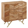 Wohnling Sideboard natur gold B/H/T: ca. 90x86,5x40 cm