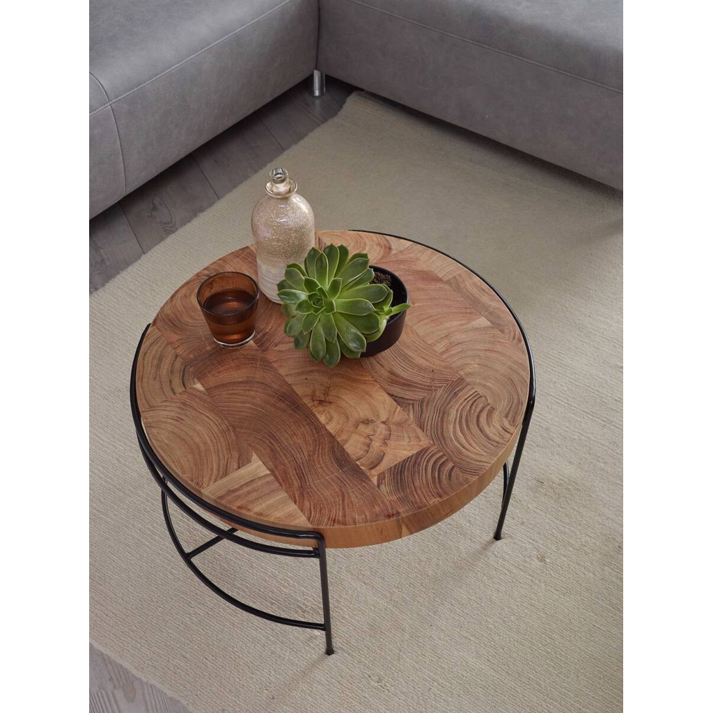 Wohnling Couchtisch braun B/H/T: ca. 62x40x62 cm
