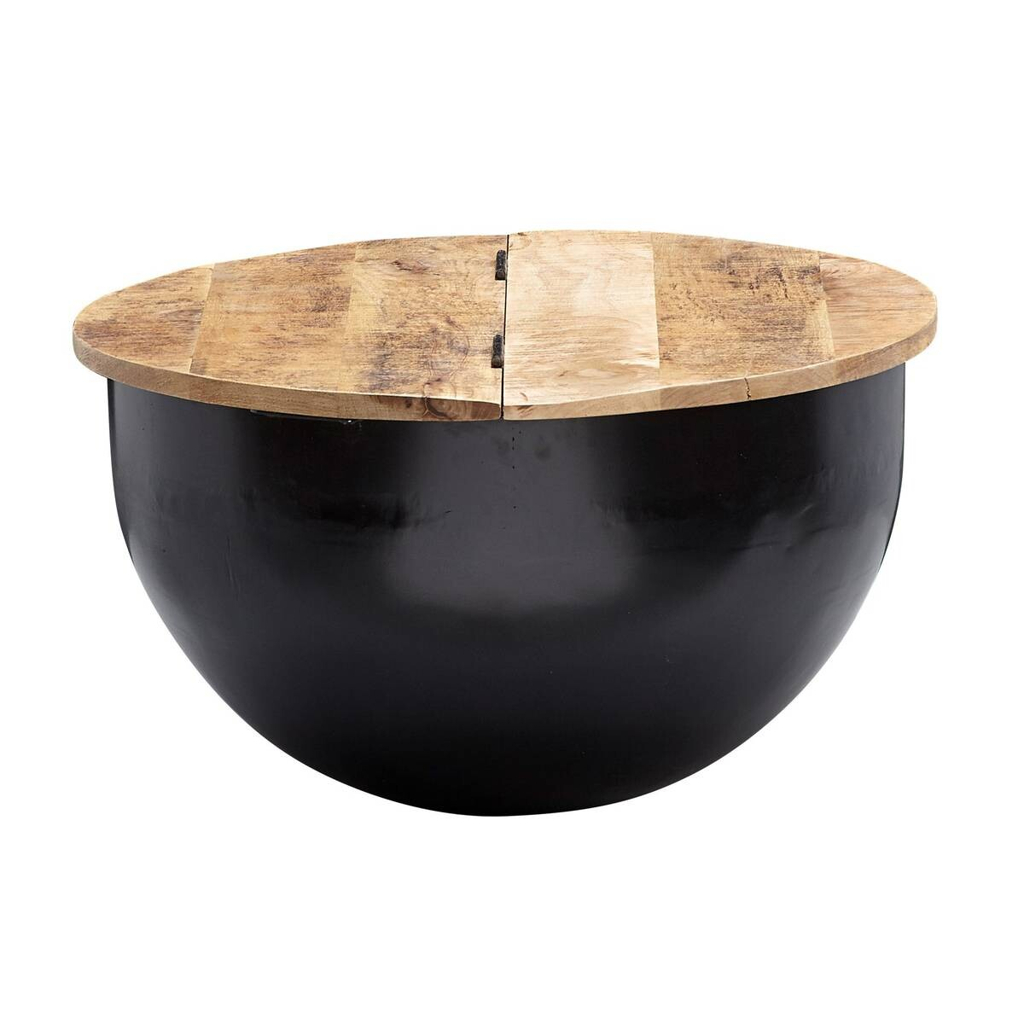 Wohnling Couchtisch schwarz B/H/T: ca. 60x34x60 cm