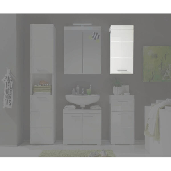 Badhängeschrank Amanda
weiß weiß Hochglanz B/H/T: ca. 37x77x23 cm