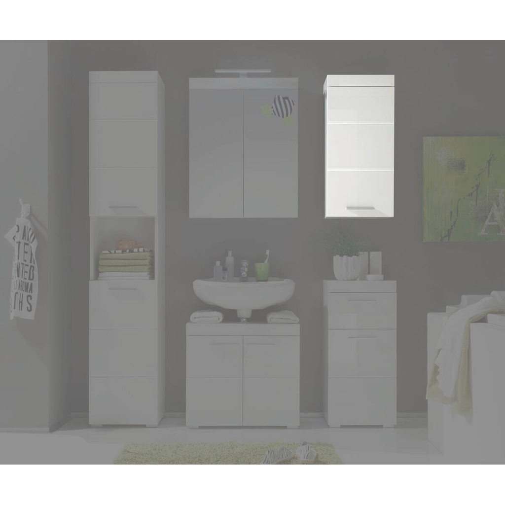 Badhängeschrank Amanda
weiß weiß Hochglanz B/H/T: ca. 37x77x23 cm