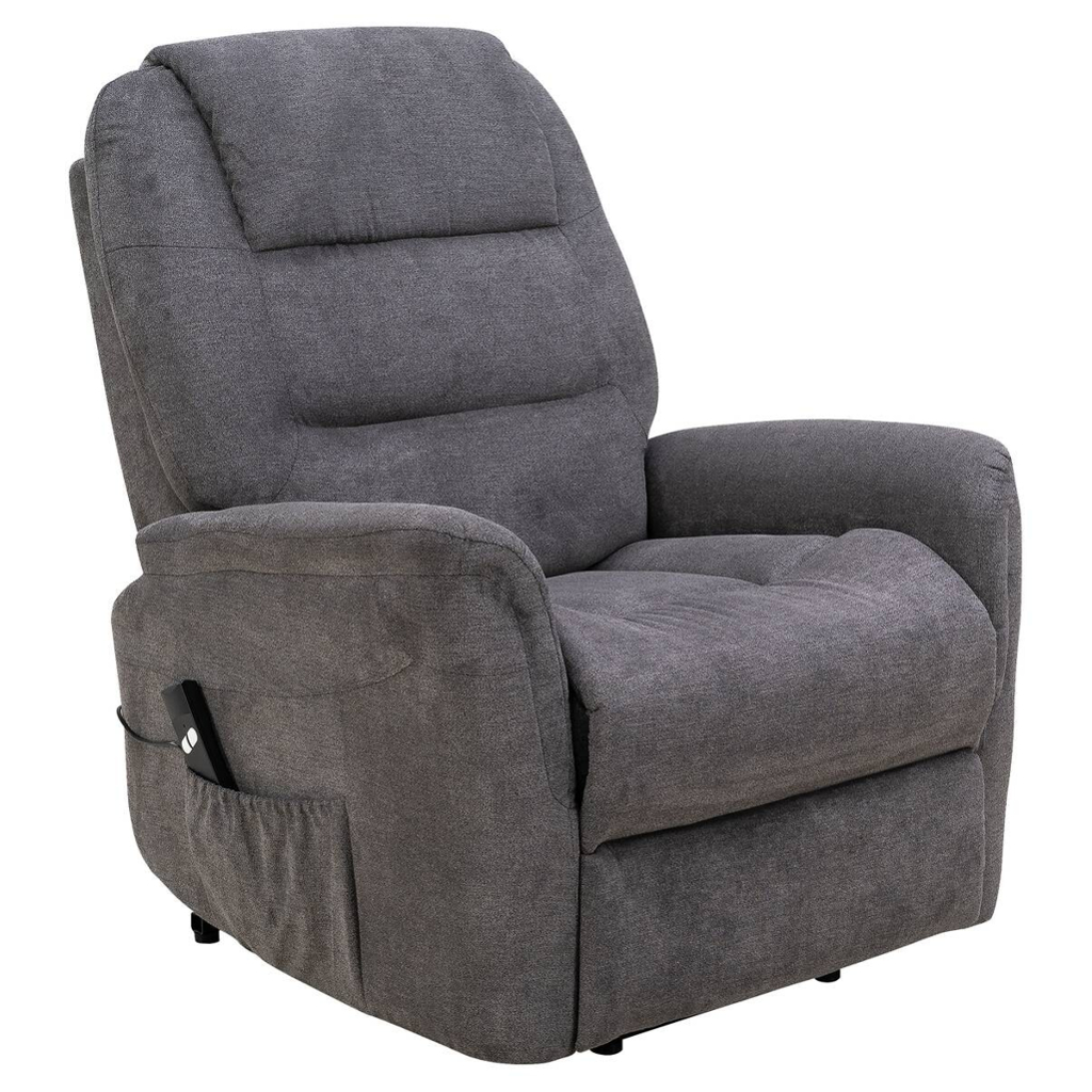 POCO Sessel grau Microfaser B/H/T: ca. 88x106x93 cm