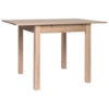 POCO Esstisch Coburg Eiche Sonoma Optik schwarz B/T: ca. 80x80 cm